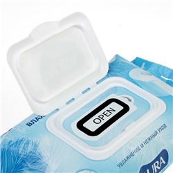 Туалетная бумага влажная Aura, 80 шт.