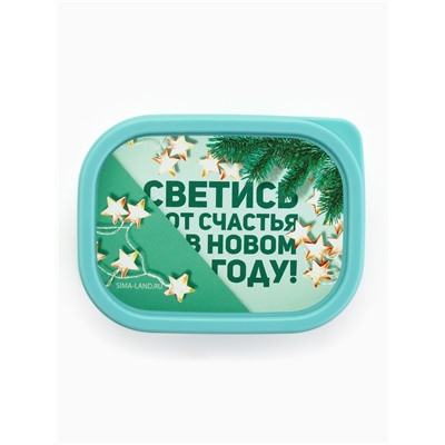 Ланч - бокс новогодний «Светись от счастья в новом году», 150 мл