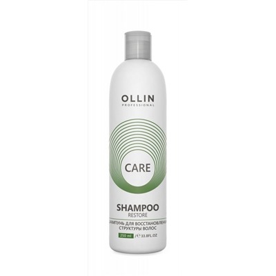 Ollin Шампунь для восстановления структуры волос / Care, 250 мл