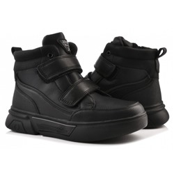 T-10655-C черн Ботинки деми для мальчиков (33-38)/8