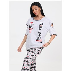 Миу - Миу - пижама серый