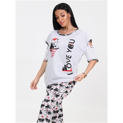 Миу - Миу - пижама серый