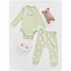 КОМПЛЕКТ ДЕТСКИЙ (БОДИ, ПОЛЗУНКИ) 89408