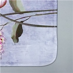 Коврики для ванной и туалета Доляна «Весна», 2 шт., 40×45 см, 45×75 см