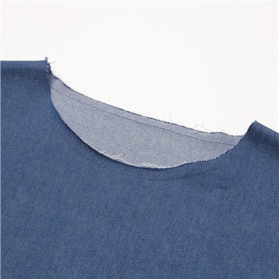 Футболка женская оверсайз MINAKU: Jeans Collection, цвет электрик, размер 46