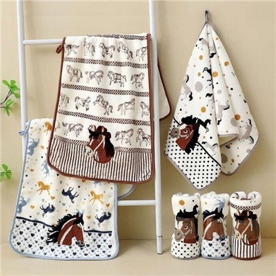 Полотенце из микрофибры "Фаворит" с атласной каймой 35*75 см.