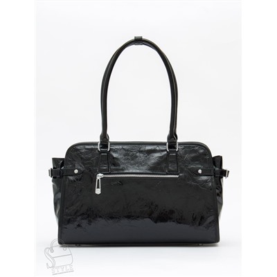 Сумка женская кожаная 8053Q black Polina&Eiterou