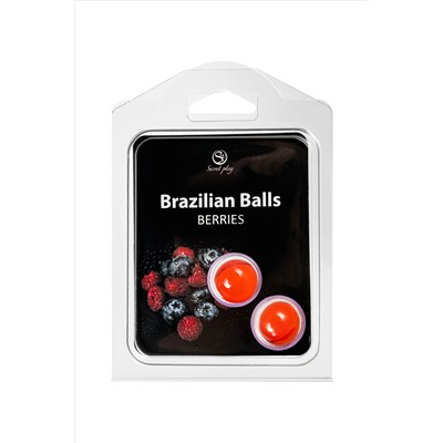 Набор из 2 шариков с массажным маслом Brazilian Balls с ароматом ягод