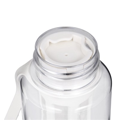 УЦЕНКА Бутылка для воды, 800 мл, 22×10.5 см, с ситом, белая