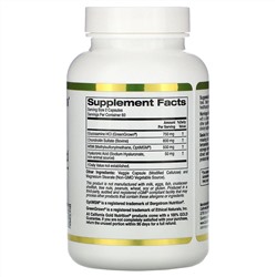 California Gold Nutrition, Глюкозамин, хондроитин и МСМ с гиалуроновой кислотой, 120 растительных капсул