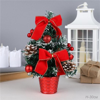 Елка искусственная настольная 30 см / 24H023 /уп 80/