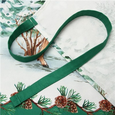 Набор подарочный «Этель. Новогодний лес», фартук, прихватка