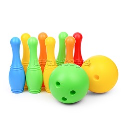 Кегли с большими шарами (8+2), в сетке