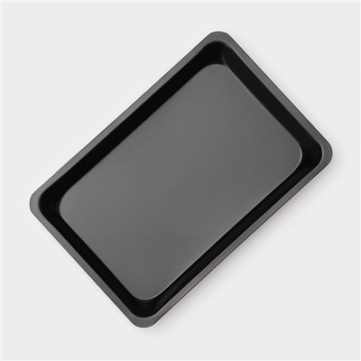 Противень Доляна «Ренард. Прямоугольник», 25×17×3 см, антипригарное покрытие, красный