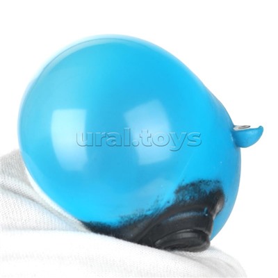 Игрушка - антистресс тянучка "Синий трактор" с воздухом, 8 см, блистер, Супер Жим