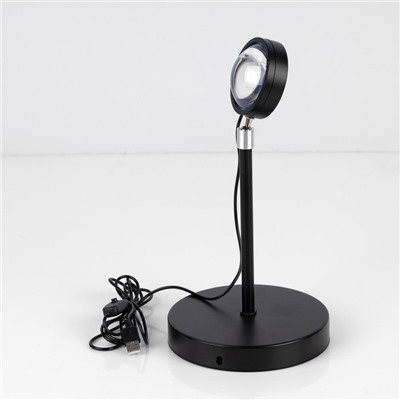 Световой прибор «Закат», 5 картриджей, регулировка высоты, 5 В, свечение мульти (RGB)