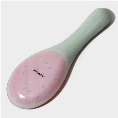 Подставка под ложку Доляна «Сладкий арбуз», 23.5×8.3×1.5 см, стекло