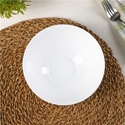 Салатник Luminarc Precious, 800 мл, d=18 см, стеклокерамика, белый