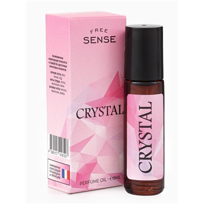 Парфюмерное масло женское Free Sense Crystal, 8 мл (по мотивам Bright Crystal (Versace)