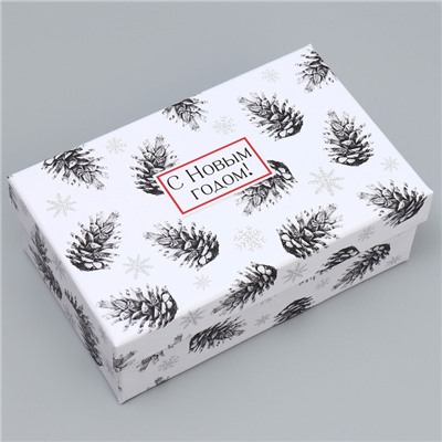 Набор новогодних подарочных коробок 15 в 1 «Счастья и любви», 12×7×4 см - 46.5×30×17.5 см