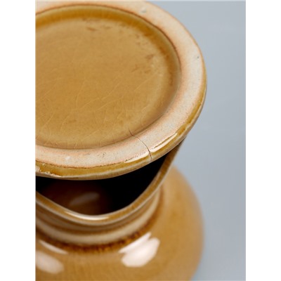 УЦЕНКА Аромалампа для эфирных масел керамика «Я люблю тебя», жжёный сахар, 7×7×7.8 см