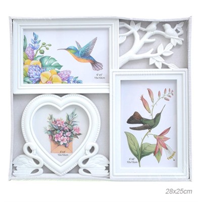 Фоторамка коллаж 28x25 см / XF-36 /уп 60/ 3 фото