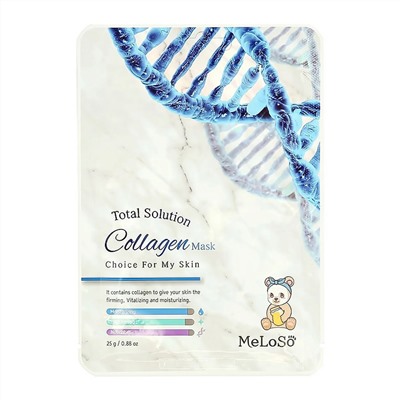 Dr.MeLoSo Тканевая маска для лица с коллагеном / Total Solution Collagen Mask, 25 г 24703