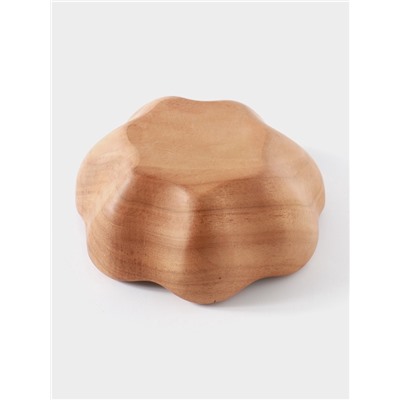 Салатник, 17×17×8 см, тиковое дерево