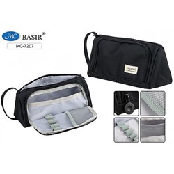 Пенал-косметичка универсальный 200х100х90 мм МС-7207 тканевый Basir