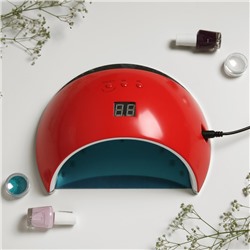 УЦЕНКА Лампа для маникюра Luazon LUF-22, LED, 48 Вт, 220 В, 21 диод, таймер 30/60/99