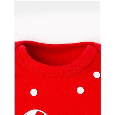 Боди детское «Крошка Я. Первый НГ», рост 80-86 см, красное