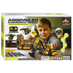 Конструктор "Строительная техника" 4в1, р/у, в коробке