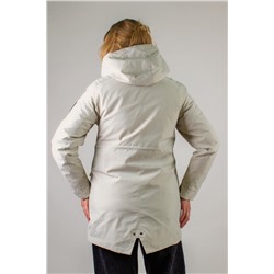 Демисезонная парка 2в1, арт. 1086 (Светло-бежевый)