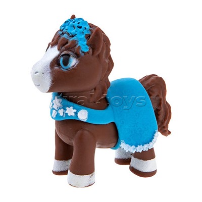 Пони на фасоне "Шоколадка" (пони тянущиеся в костюмчиках 10см) пакет с окном