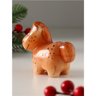 Фигурка «Конь Гаврюша», 8×7.5 см, селенит