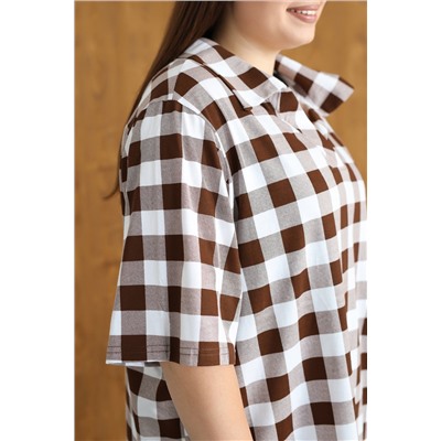 Костюм домашний с брюками больших размеров (К-02)