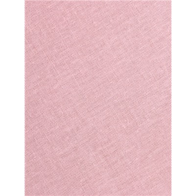 Простыня евро «Этель» Base Collection, 220×240 см, розовая, хлопок 100%, бязь