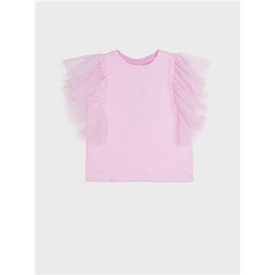 Фуфайка трикотажная для девочек (футболка)