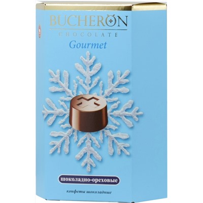 BUCHERON. Новый год. Gourmet шоколадно-ореховые (новогодние) 130 гр. карт.упаковка