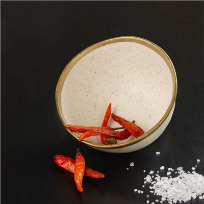 Салатник Magistro Poursephona, 500 мл, d=13.6 см, фарфор, белый