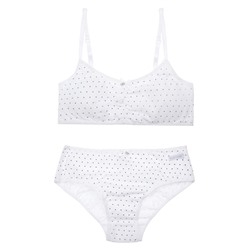 Комплект трикотажный для девочек: топ, трусы