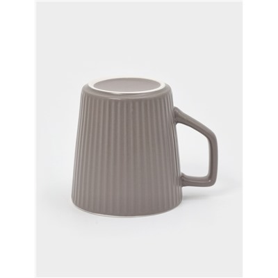Кружки Loft, набор 4 шт., 360 мл, 12×9×10 см, фарфор, серые
