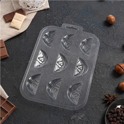 Форма для шоколада и конфет «Шоко-апельсинки», цвет прозрачный