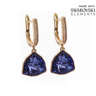 Серьги с кристаллами Swarovski