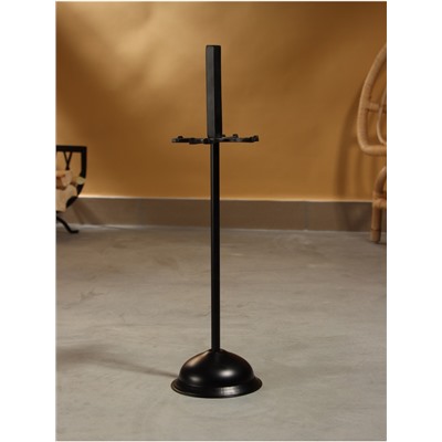 Каминный набор «Пламя», 4 предмета, 13×13×48 см, сталь