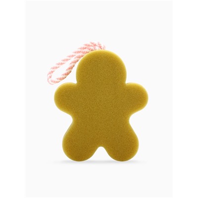 Мочалка для тела в форме рождественского пряника, URAL LAB