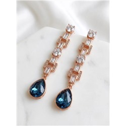 Серьги с кристаллами Swarovski