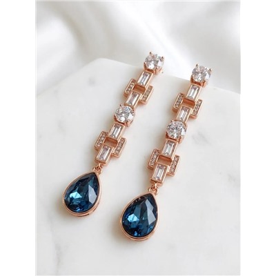 Серьги с кристаллами Swarovski