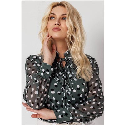 Блузка женская  7080/12/Оливковый