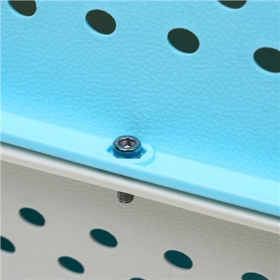 Переноска для животных, 47.5×33×31 см, пластик, голубая